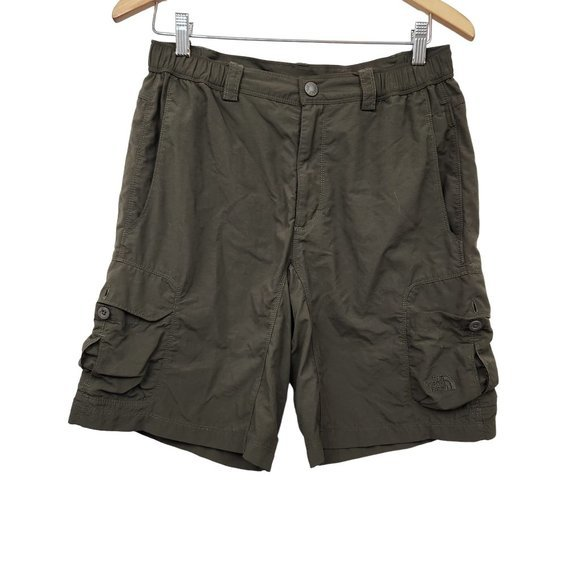 Mens Green The North Face Shorts Size‎ Small - Picture 1 of 6